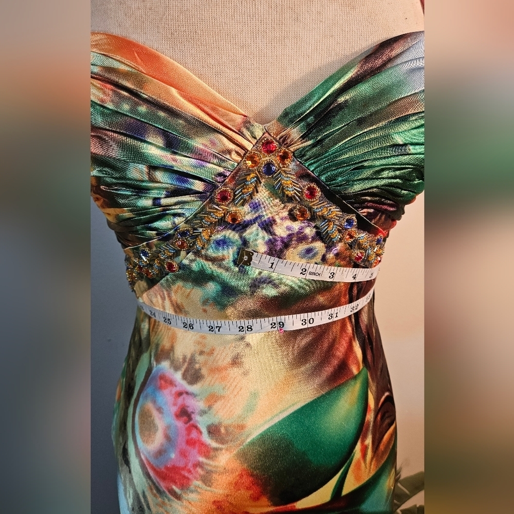 Tropical Floral Print Dress - Picture 10 of 12